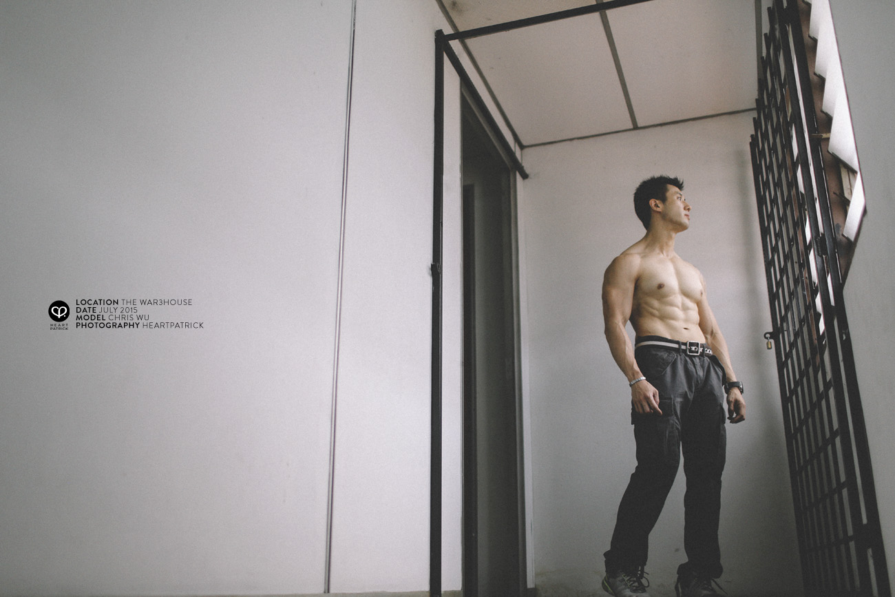 asian male portrait bodybuilding powerlifting gym fitness sixpack 2 - People 122 -  Chris Wu 游肉场