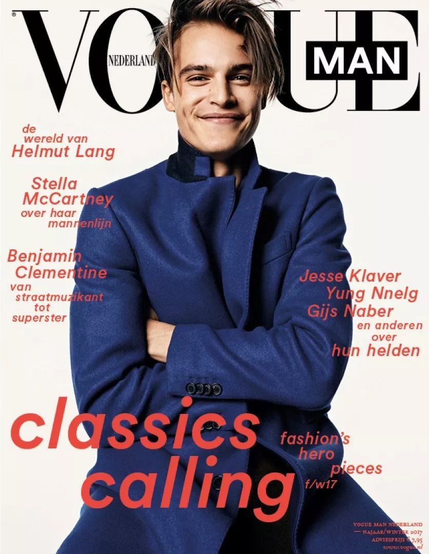50a0c38fc70c4f34a89cf6e16ee4a7fd - 新的超模二代来袭，靠关系登国际男士版Vogue封面，居然没人骂！